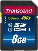 Transcend SDHC 8GB Class 10 UHS-I 400x Premium Voir les images du produit 5