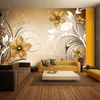 Vlies Fototapete - Brown rhapsody 400x280 cm Blumen Produktbild-Vorschau 2