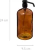 Spender, für Flüssigseife, Duschgel, Glas, 1 L Produktbild-Vorschau 2