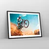 Gerahmtes Poster - Schwarzer Rahmen - Fahrrad Sport Helm - Produktbild-Vorschau 8