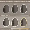 S'AFIELINA specchio da bagno con illuminazione 75×55cm Anteprima dell’immagine prodotto 5