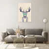 Bilder auf glas - Einteilig - Hirsch Abstraktion - 70x100cm Produktbild-Vorschau 7