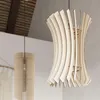 Závěsné svítidlo Alexia dřevěná žaluziová závěsná lampa E27 Náhled obrázku produktu 8