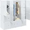 vidaXL Sistema di scaffalatura con 16 cubi e aste di Anteprima dell’immagine prodotto 2