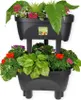 Blumentopf groß draußen Erdbeertopf Pflanzturm Blumentopf Produktbild-Vorschau 1
