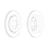 2 Bremsscheibe FERODO DDF1289 PREMIER für FIAT OPEL SAAB Produktbild-Vorschau 2
