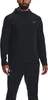 A man wearing a black hooded jacket and black pants. Voir les images du produit