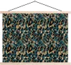 MuchoWow® Textilposter Tigerdruck - Tierdruck - Türkis Produktbild-Vorschau 1