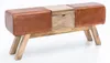 FineBuy Design Turnbock Echtleder Sitzbank Produktbild-Vorschau 6