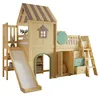 Hochbett 90x200 cm mit Rutsche & Kleiderschrank Kinderbett Produktbild-Vorschau 16