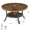 Table d'appoint ronde en bois massif de 80 cm de diamètre, Voir les images du produit 2