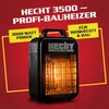 HECHT 3500 Heizlüfter energiesparend | 3000 W | 3-Stufig | Produktbild-Vorschau 2