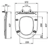 Sapho PACO WC-Sitz, SLIM, Soft Close, Easy Take, Weiß Produktbild-Vorschau 7