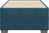 vidaXL Bettgestell Blau 90x190 cm Samt Produktbild-Vorschau 4