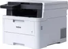 A white Brother DCP-L3520CDW 3-in-1 color laser multifunction printer is shown against a white background. Produktbild-Vorschau