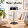 Lámpara de mesa con batería, sin cables, solar, LED, Vista previa de la imagen del producto 5