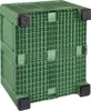 Palettenbox mit Deckel 680l 1200x1000x790 mm Grün - 4 Füsse Produktbild-Vorschau 5