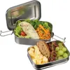 Edelstahl Doppelstock-Brotdose / Lunchbox Produktbild-Vorschau 2