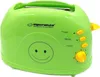 A green Esperanza SMILEY toaster is shown against a white background. Produktbild-Vorschau