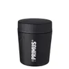 A black food flask with a lid, shown in isolation against a white background. Produktbild-Vorschau