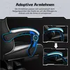 Yaheetech Gaming Stuhl mit Massagefunktion Bürostuhl Produktbild-Vorschau 6