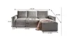 Ecksofa POTATO L-Form mit Schlaffunktion, Cordstoff Jungle Produktbild-Vorschau 4