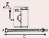 Cornat Maschinen-Zulauf-Verlängerungschlauch 2 m / 190 cm x Produktbild-Vorschau 2