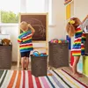 Relaxdays Wäschekorb geflochten, 3er Set Produktbild-Vorschau 3