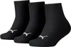 PUMA Kinder Socken - Kids's Quarter, 3er Pack Schwarz 35-38 Produktbild-Vorschau 1