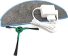 A collection of cleaning accessories for a robot vacuum cleaner, including a mop pad, a charging adapter, and a side brush. Náhľad obrázku produktu