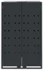vidaXL Mülltonnenbox für 4 Tonnen Anthrazit 276x79x117 cm Produktbild-Vorschau 5