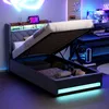 MODFU Boxspringbett 90×200 mit bettkasten,Polsterbett mit Produktbild-Vorschau 2