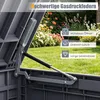 COSTWAY Gartenbox 455L wetterfest, 2in1 Auflagenbox & Produktbild-Vorschau 4