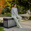 Keter Gartenbox Kentwood 190 Liter - Holzoptik Stormgrey - Produktbild-Vorschau 5