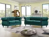 Chesterfield-Sofagarnitur - 3-Sitzer & 2-Sitzer - Samt - Produktbild-Vorschau 2