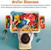 TRMLBE Dětský stůl se židlemi Set hrací stůl pro děti od 3 Náhled obrázku produktu 6