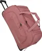 A pink rolling duffel bag is shown against a white background. Produktbild-Vorschau