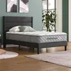 MODFU Klassisches Bett mit Matratze 90x200 Jugendbett Produktbild-Vorschau 1