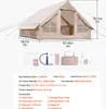 SucceBuy Aufblasbares Campingzelt für 5–8 Personen mit Produktbild-Vorschau 8