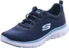 A single blue Skechers shoe is shown against a white background. Voir les images du produit