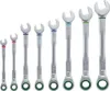 Handwerkzeuge Schraubenschlüssel mit Ratsche Set 8-tlg. Produktbild-Vorschau 5