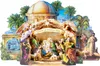 Grande crèche en papier avec paillettes Voir les images du produit 1