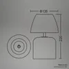 Lampe de table LED avec batterie rechargeable Ø140x220mm Voir les images du produit 4