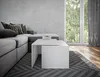 PLATAN ROOM Couchtisch Kaffeetisch weiß 2er Set 90x48x40 Produktbild-Vorschau 3