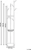 A diagram showing the dimensions of a coat rack. Náhled obrázku produktu