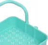vidaXL Kuchyňský vozík 3 police Tyrkysová 42x35x85 cm Náhled obrázku produktu 5