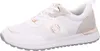 A single white sneaker with gold accents is shown from a side-diagonal view against a white background. Produktbild-Vorschau