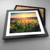 Gerahmtes Poster - Schwarzer Rahmen - Berge Natur - 30x30 Produktbild-Vorschau 3