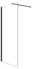 Duschspa Walk-In Dusche 90x200cm Schwarz matt Duschwand 8mm Produktbild-Vorschau 1