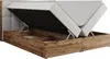 MKS MEBLE Boxspringbett 180x200 mit Bettkasten Eiche, Produktbild-Vorschau 5